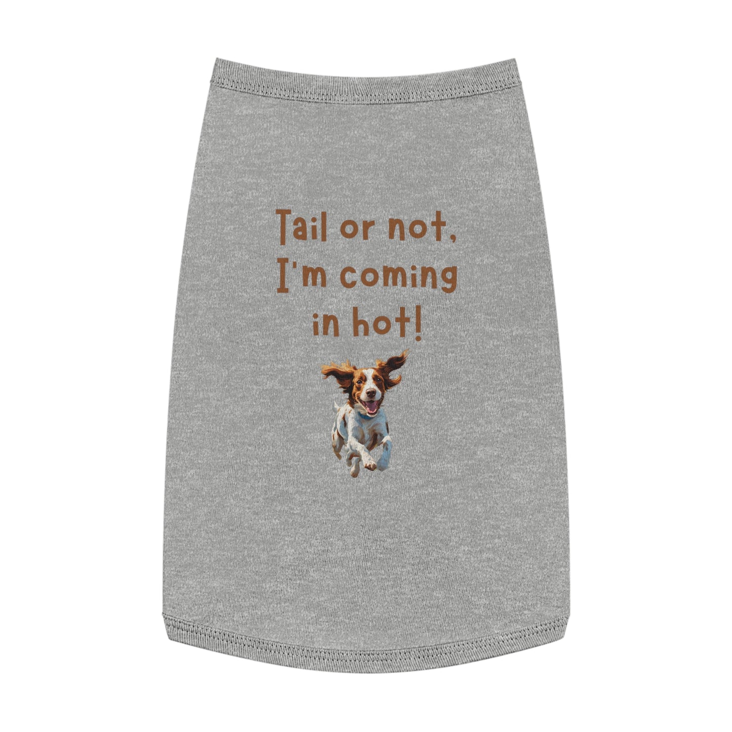 Brittany Spaniel "Tail or Not!" Tank Top