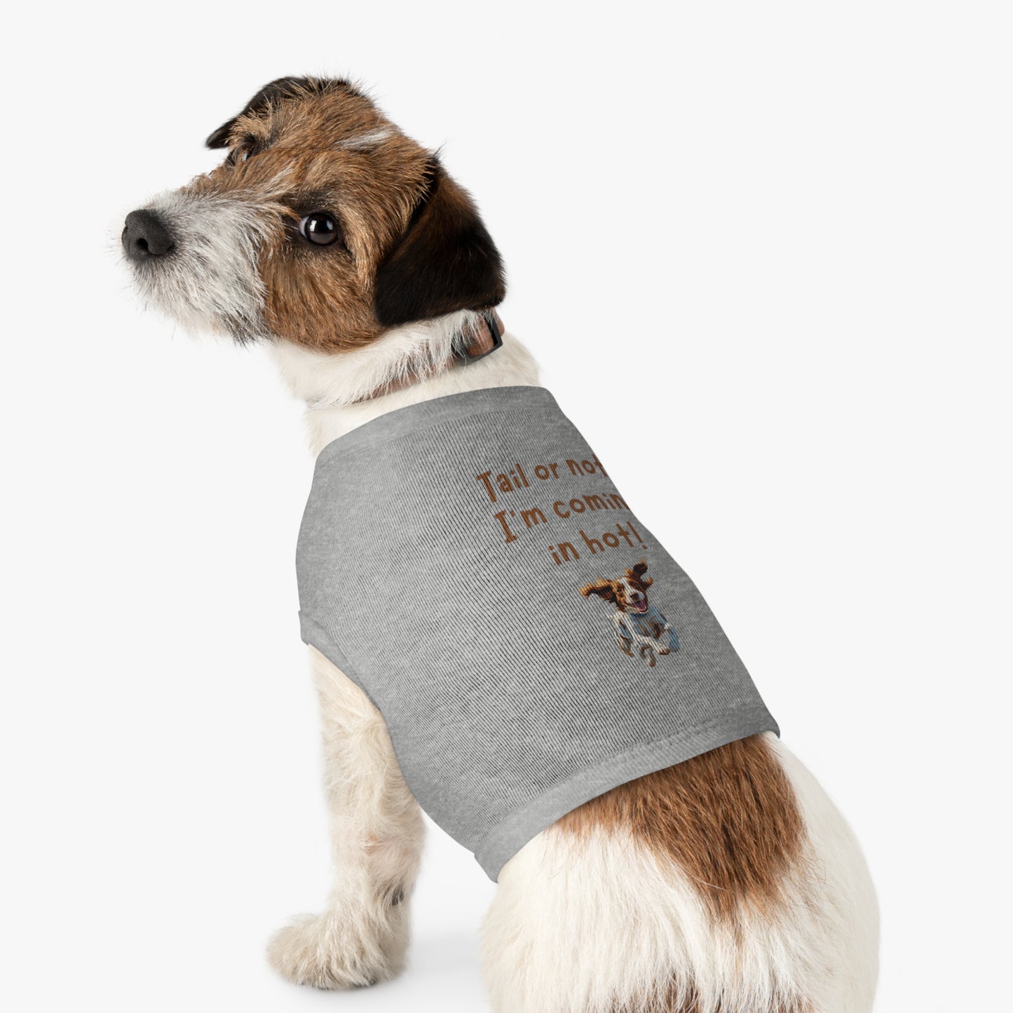 Brittany Spaniel "Tail or Not!" Tank Top