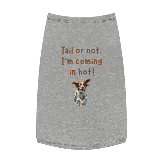 Brittany Spaniel "Tail or Not!" Tank Top