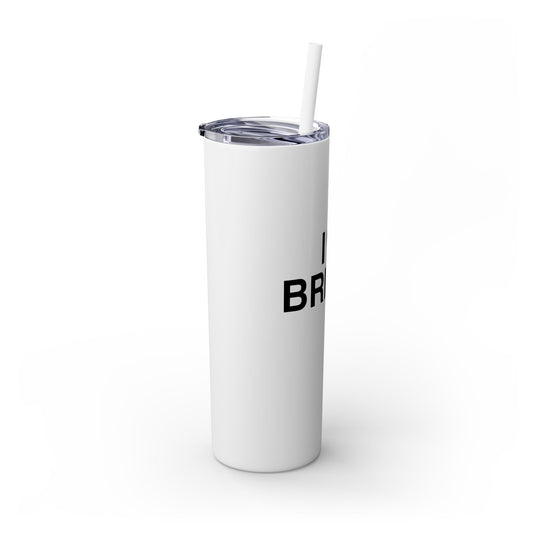 I Love Britts Skinny Tumbler – The Perfect Gift for Brittany Spaniel Lovers!